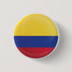 Badge Rond 2,50 Cm Indicateur d'icône rond de Colombie