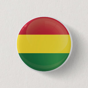 Badge Rond 2,50 Cm Indicateur d'icône ronde de Bolivie