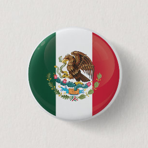 Badge Rond 2,50 Cm Indicateur d'icône ronde mexicaine