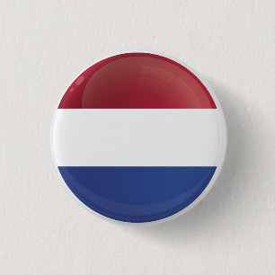 Badge Rond 2,50 Cm Indicateur d'icône ronde Pays-Bas