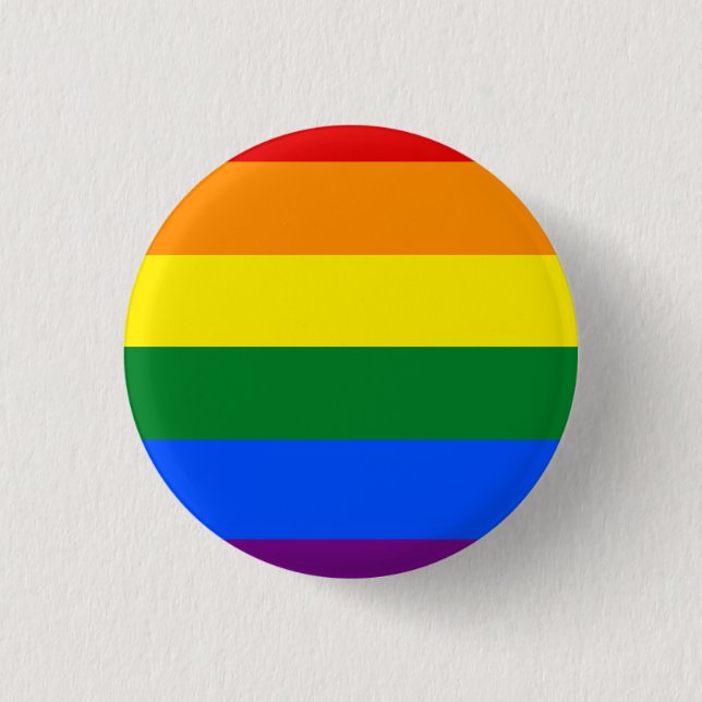 Badge Rond 2,50 Cm Indicateur gay pride (Devant)