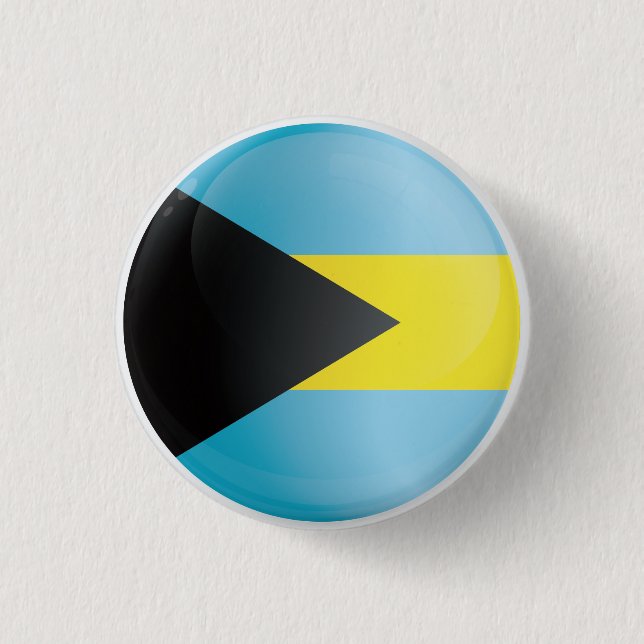 Badge Rond 2,50 Cm Indicateur Icône Arrondi Bahamas (Devant)