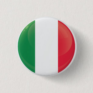 Badge Rond 2,50 Cm Indicateur Icône Arrondi Italie