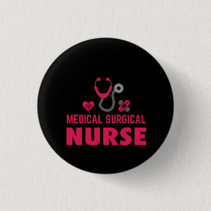 Badge Rond 2,50 Cm Infirmière Cadeau Médicale