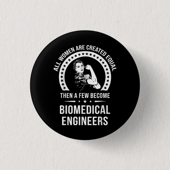 Badge Rond 2,50 Cm Ingénieur Biomédical Pour Femmes Ingénieur Biomédi (Devant)