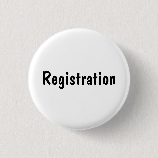 Badge Rond 2,50 Cm Inscription (Devant)