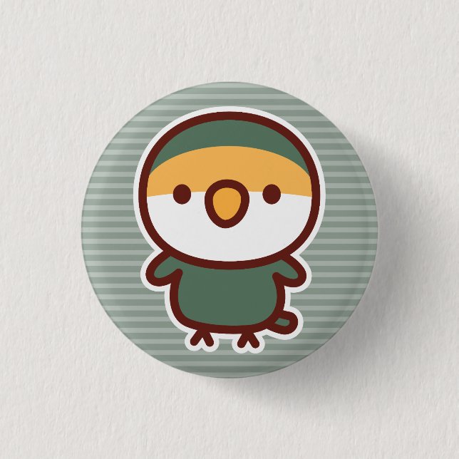 Badge Rond 2,50 Cm Inséparable à face rose mauve (Devant)