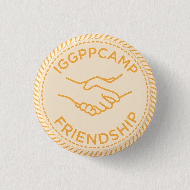 Badge Rond 2,50 Cm Insigne d'amitié d'IGGPPCamp (Devant)