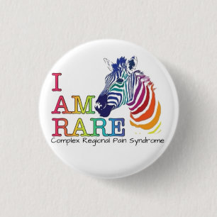 Badge Rond 2,50 Cm Insigne de 1,25 po - syndrome de douleur régional