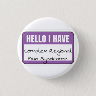 Badge Rond 2,50 Cm Insigne de 1,25 po - syndrome de douleur régional 