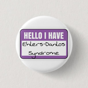 Badge Rond 2,50 Cm Insigne de 1,25 po - syndrome de ehlers-danlos