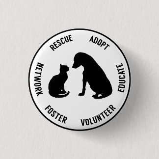Badge Rond 2,50 Cm Insigne de bien-être des animaux d'animaux d'aide