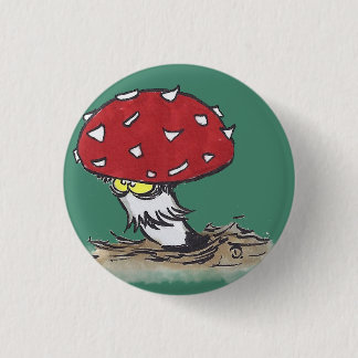 Badge Rond 2,50 Cm Insigne de bouton de champignon
