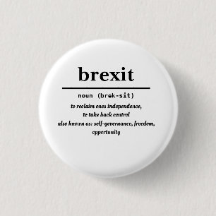 Badge Rond 2,50 Cm insigne de brexit