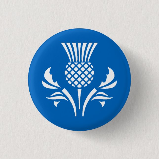 Badge Rond 2,50 Cm Insigne de chardon de l'Ecosse (Devant)