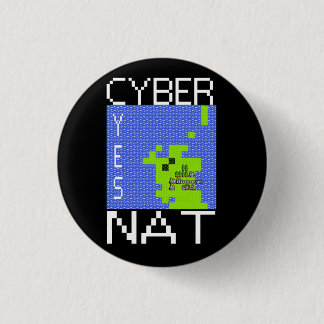 Badge Rond 2,50 Cm Insigne de CYBERNAT
