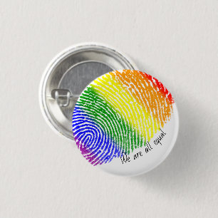 Badge Rond 2,50 Cm Insigne de déclaration égal à l'empreinte arc-e