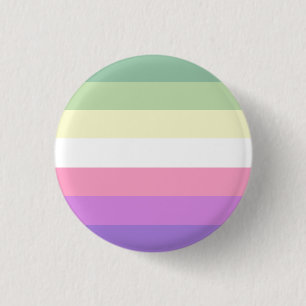 Badge Rond 2,50 Cm Insigne de drapeau de la Genderfae Pride