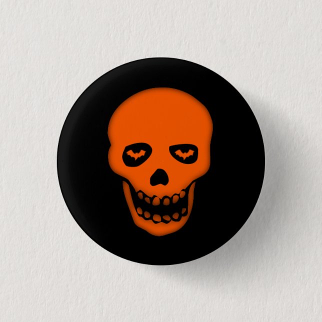 Badge Rond 2,50 Cm Insigne de goth de goth de la chauve-souris (Devant)