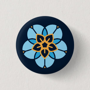 Badge Rond 2,50 Cm Insigne de la Semaine mondiale sans enfants (navy)