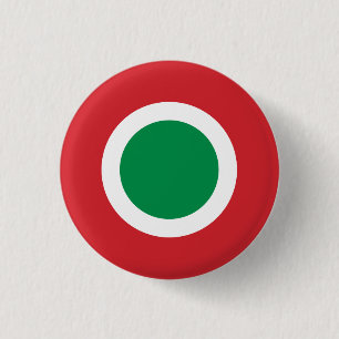 Badge Rond 2,50 Cm Insigne de l'Armée de l'Air de l'Italie
