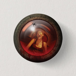 Badge Rond 2,50 Cm Insigne de lentille de criard de signal d'alarme