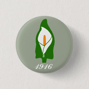 Badge Rond 2,50 Cm Insigne de lis de Pâques