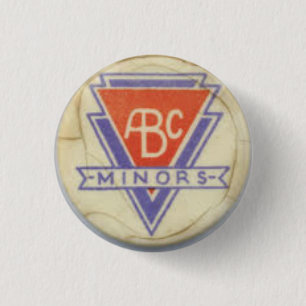 Badge Rond 2,50 Cm Insigne de mineurs d'ABC - blanc - 3