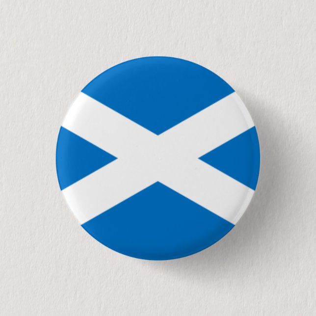 Badge Rond 2,50 Cm Insigne de Saltire (Devant)