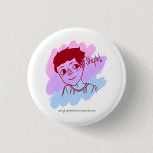 Badge Rond 2,50 Cm Insigne de Steph