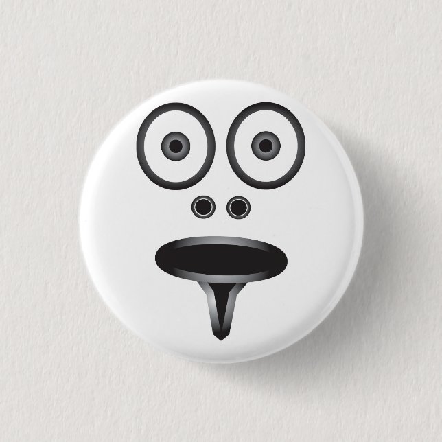 Badge Rond 2,50 Cm Insigne de visage (Devant)