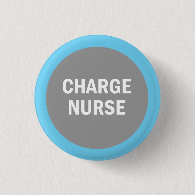 Badge Rond 2,50 Cm Insigne d'identification d'hôpital d'infirmier en (Devant)