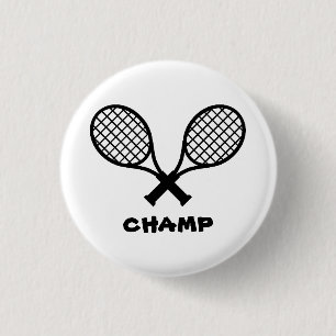 Badge Rond 2,50 Cm Insigne du champ de tennis