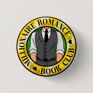 Badge Rond 2,50 Cm Insigne du club de lecture Millionaire Romance
