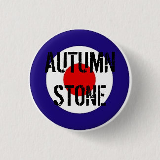 Badge Rond 2,50 Cm Insigne en pierre de cible de mod d'automne