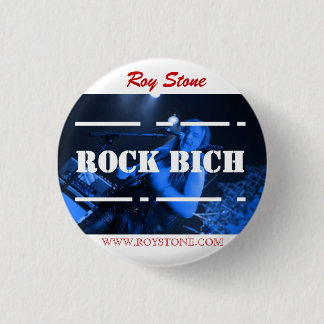 BADGE ROND 2,50 CM INSIGNE EN PIERRE DE LA ROCHE BICH DE ROY