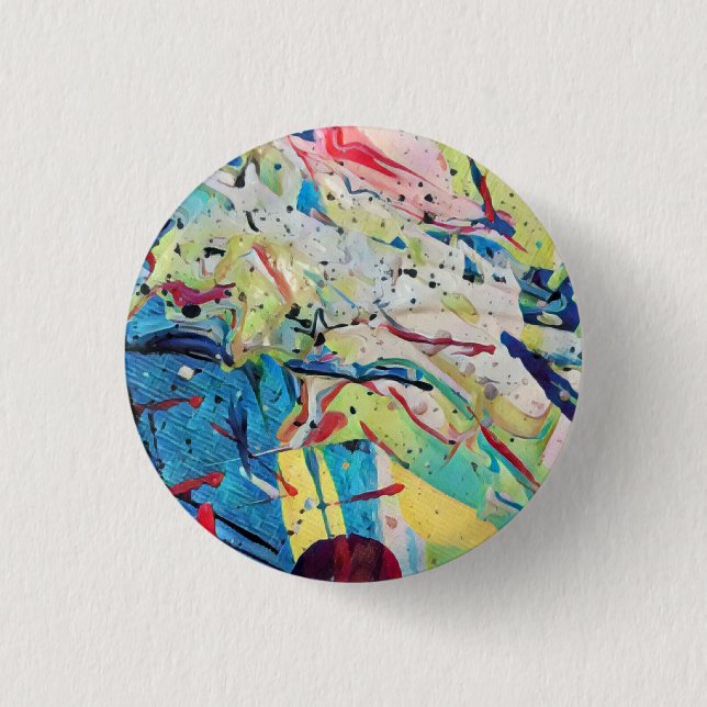 Badge Rond 2,50 Cm Insigne génial (Devant)