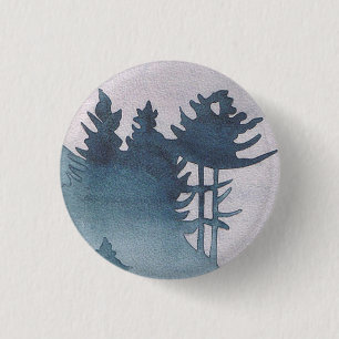 Badge Rond 2,50 Cm Insigne Misty Morning
