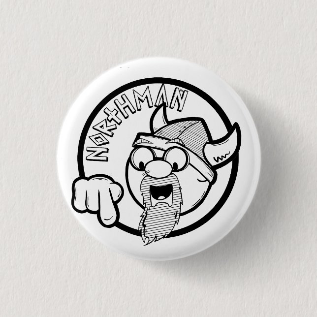 Badge Rond 2,50 Cm Insigne Northman (Devant)