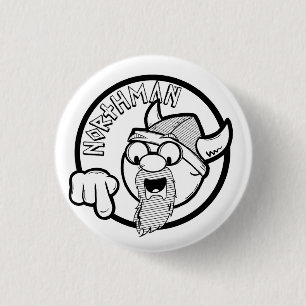 Badge Rond 2,50 Cm Insigne Northman