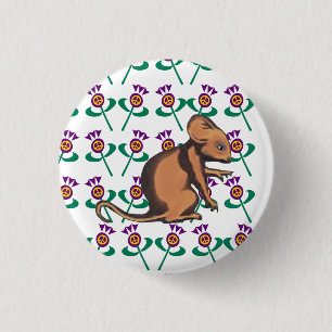Badge Rond 2,50 Cm Insigne peureux de Beastie de l'indépendance