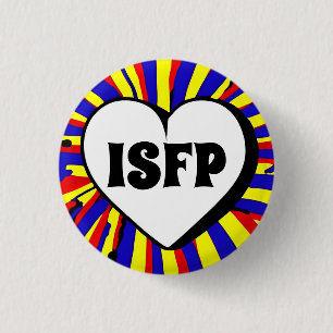 Badge Rond 2,50 Cm Insigne rond ISFP MBTI 3 Cm