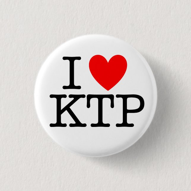 Badge Rond 2,50 Cm Insignes de KTP (Devant)