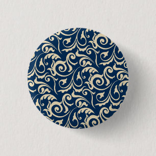 Badge Rond 2,50 Cm Inspiration de motifs persans