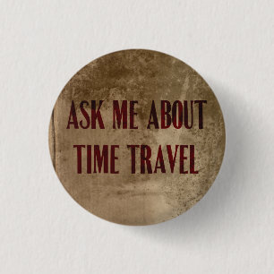 Badge Rond 2,50 Cm Interrogez-moi au sujet du bouton de voyage de