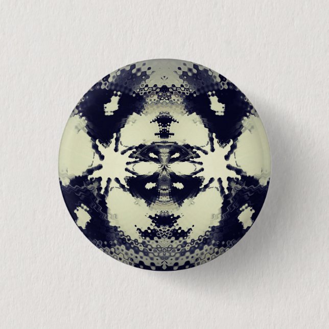 Badge Rond 2,50 Cm Inversion de "Rorschach" par Mzeroxx69 (Devant)
