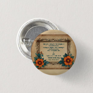 Badge Rond 2,50 Cm Invitation carte postale