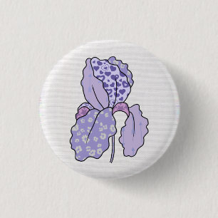 Badge Rond 2,50 Cm Iris