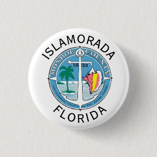 Badge Rond 2,50 Cm Islamorada - Florida Keys