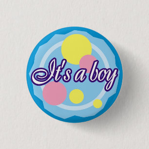 Badge Rond 2,50 Cm It's A Boy!
